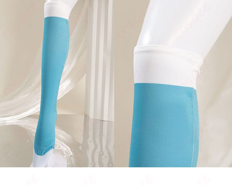 アニー・レスターコスプレ衣装に合わせたレッグソックスの詳細。快適でスタイリッシュ。