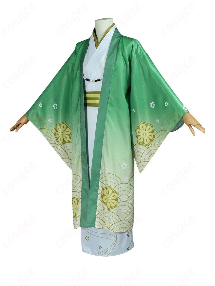 中島敦 コスプレ衣装 側面から見る衣装のラインを確認できます。