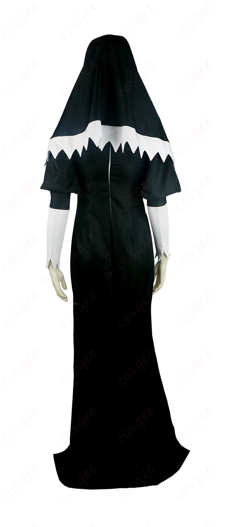 魔法少女にあこがれて シスタギガント コスプレ衣装 背面图。展示背部细节与服装整体美感。