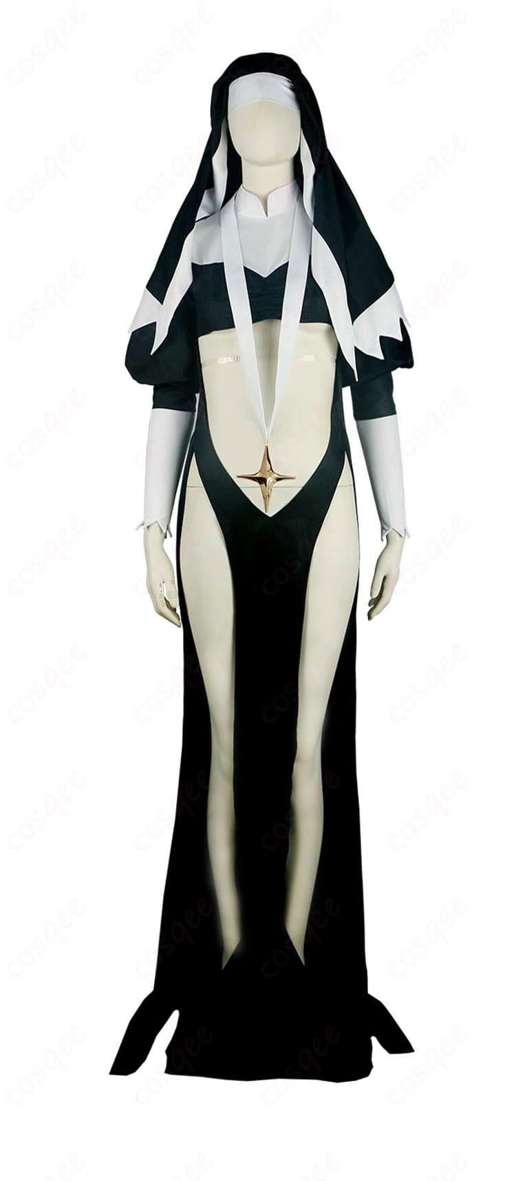 魔法少女にあこがれて シスタギガント コスプレ衣装 正面图。展示服装的整体设计和精美的细节。