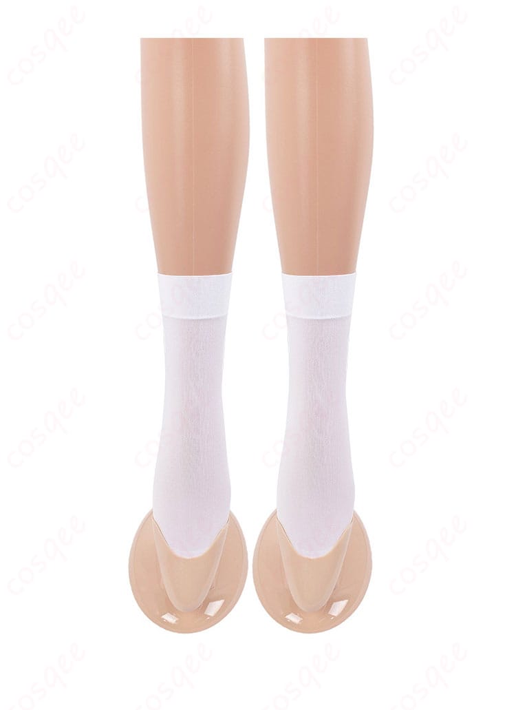 宮崎奏 コスプレ衣装 白い靴下のディテール画像