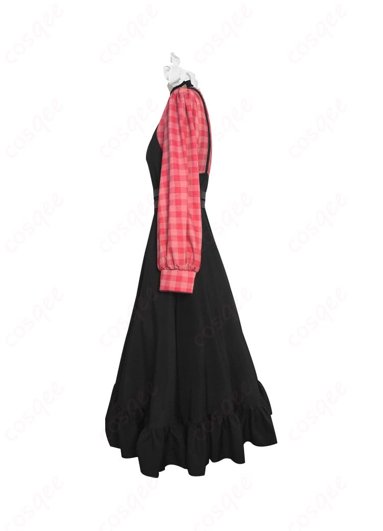 朝比奈まふゆ コスプレ衣装 左側のディテール。衣装の華やかな装飾が際立つ、ファン必見のアイテム。