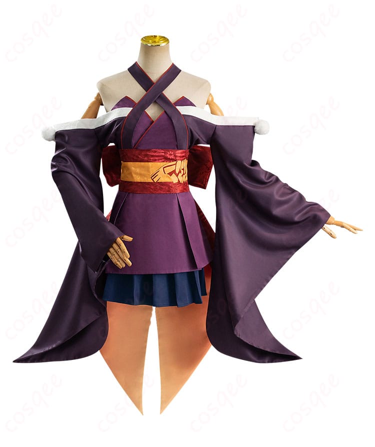 ムラサメ コスプレ衣装の正面画像。スカートとワンピースが美しく再現されています。