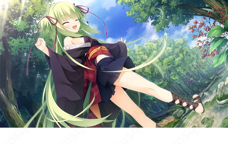 千恋*万花 ムラサメ コスプレ衣装のキャラクターイメージ画像。忠実再現されたムラサメのコスプレ衣装をご覧ください。