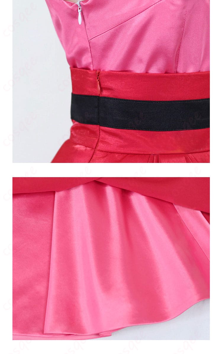 セレナ コスプレ衣装 スカートチェーン&裾装飾ディテール