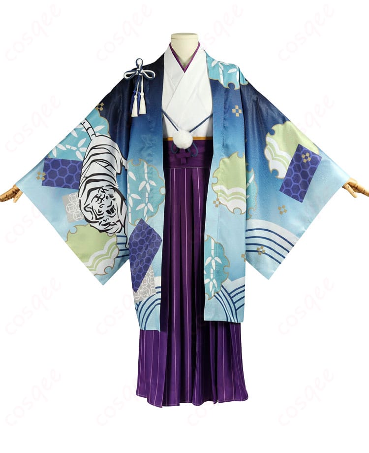 「文豪ストレイドッグス 中島敦 コスプレ衣装 正面図」コスプレ衣装の全体的なデザインがわかる画像。