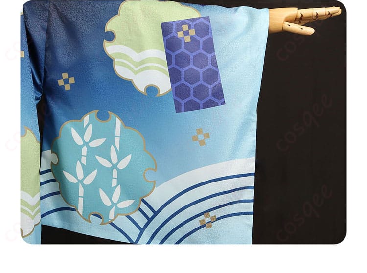 「文豪ストレイドッグス 中島敦 コスプレ衣装 衣袖装飾」袖口の装飾ディテール。