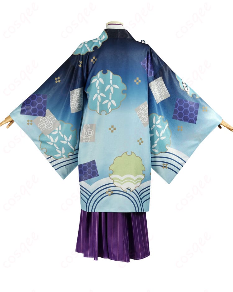 「文豪ストレイドッグス 中島敦 コスプレ衣装 背面図」コスプレ衣装の背面デザイン。