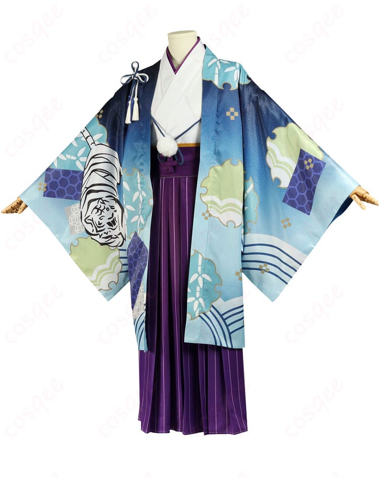 「文豪ストレイドッグス 中島敦 コスプレ衣装 側面図」コスプレ衣装の側面の詳細。