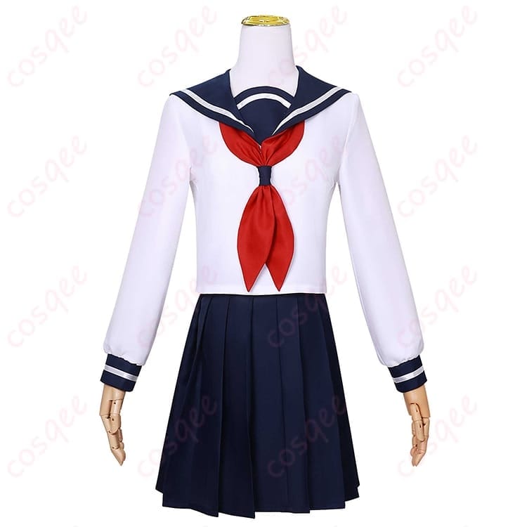 夜桜さんちの大作戦 夜桜六美 セーラー制服 コスプレ衣装 清楚に整う端正シルエット - 1枚目の画像