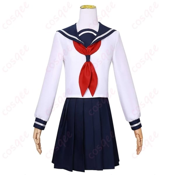 夜桜さんちの大作戦 夜桜六美 セーラー制服 コスプレ衣装 清楚に整う端正シルエット