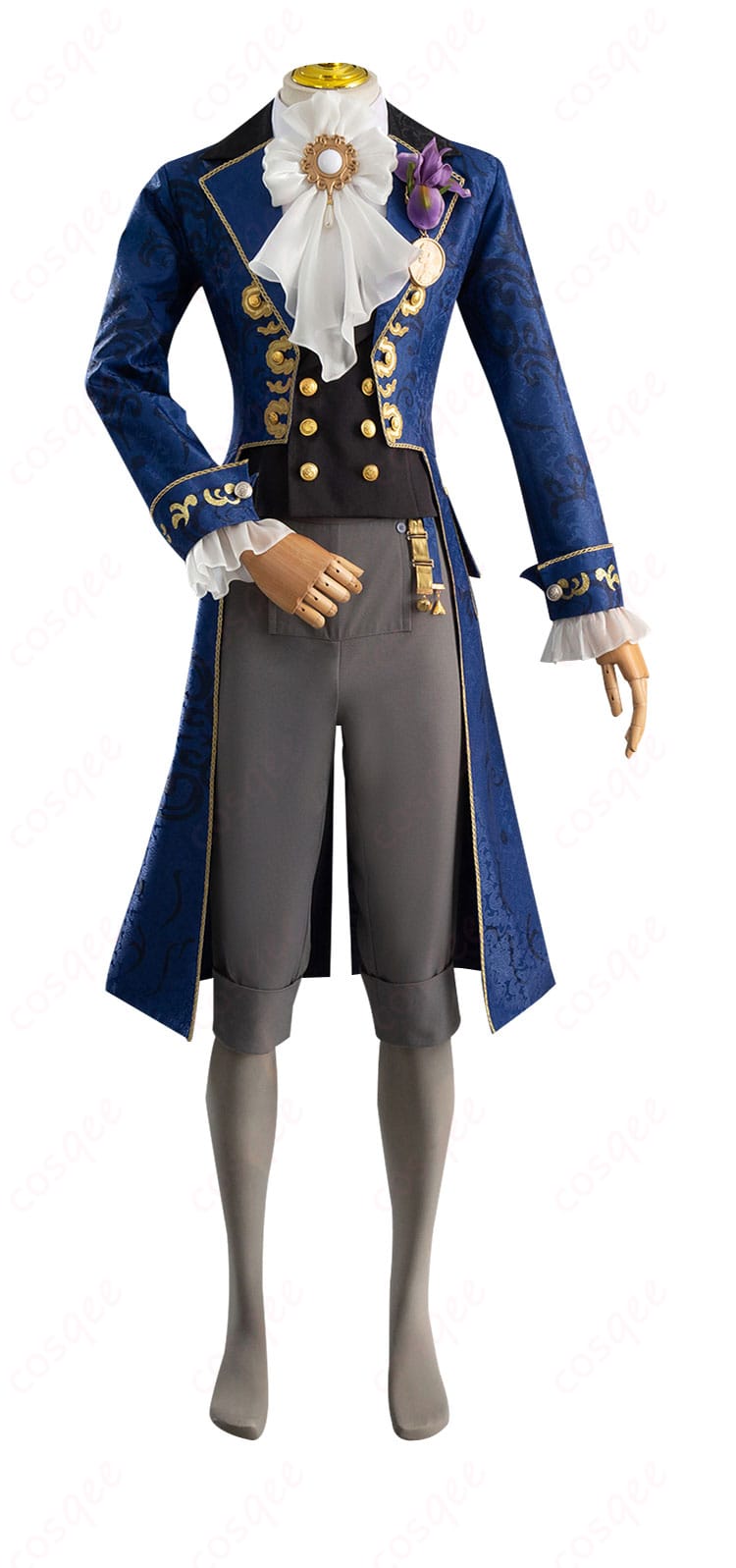 「第五人格 隠者(アルヴァ・ロレンツ)コスプレ衣装 正面図、高再現度の衣装デザイン