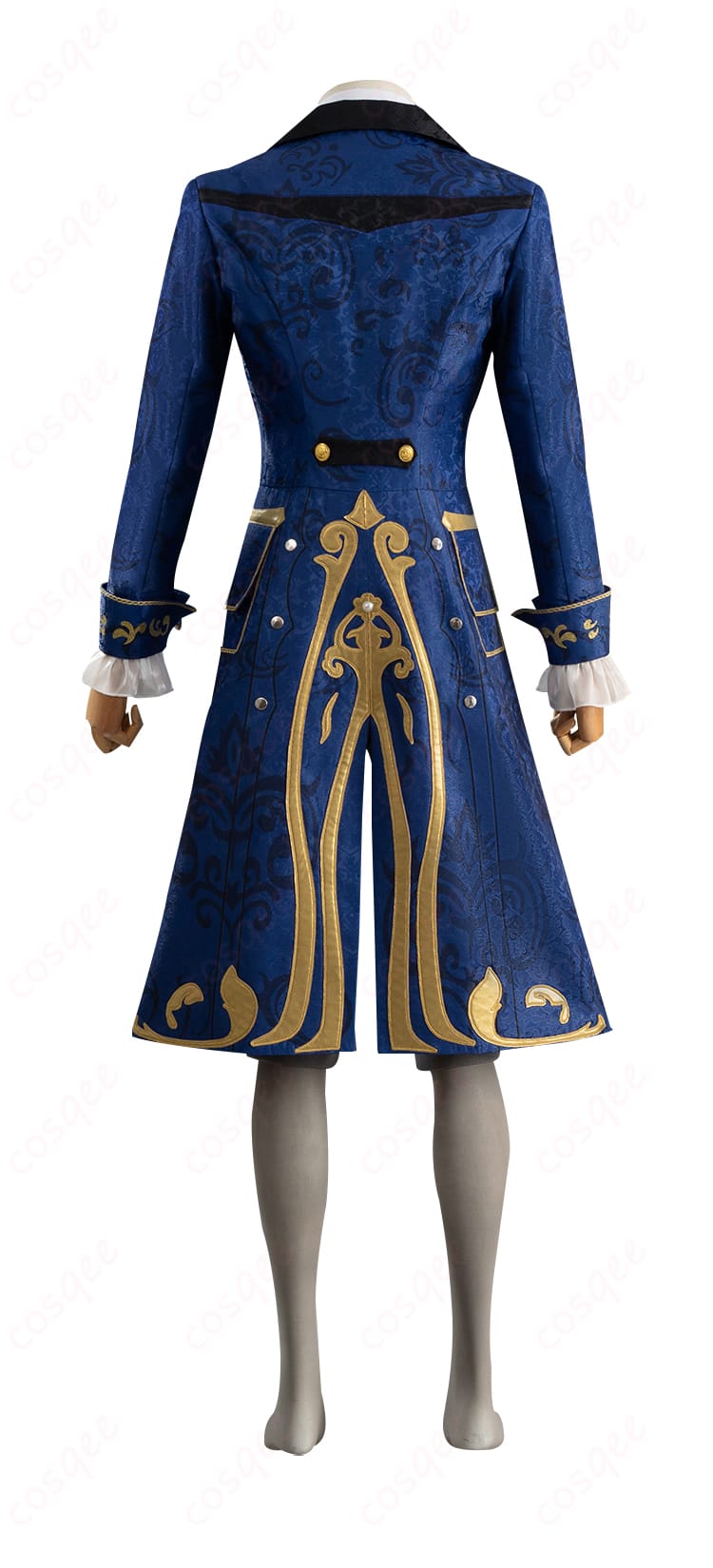 「第五人格 隠者(アルヴァ・ロレンツ)コスプレ衣装 背面図、精巧なデザインが際立つ