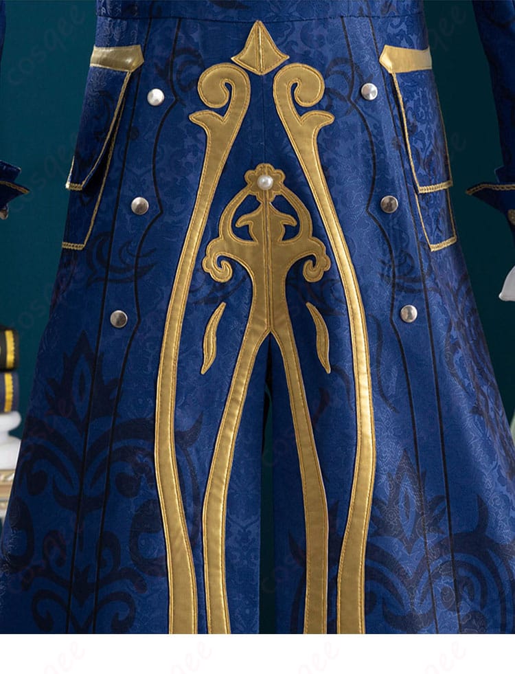 「第五人格 隠者(アルヴァ・ロレンツ)コスプレ衣装 背面装飾、細かいデザインが魅力