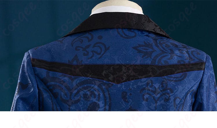 「第五人格 隠者(アルヴァ・ロレンツ)コスプレ衣装 背面衣肩ディテール、丁寧な縫製