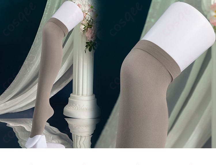 「第五人格 隠者(アルヴァ・ロレンツ)コスプレ衣装 レッグソックスの詳細、デザインにこだわり