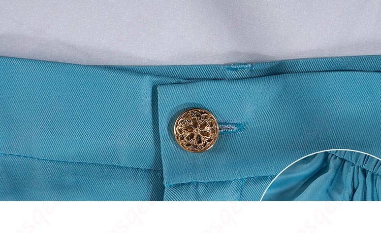 パンツのウエスト部の装飾ディテール