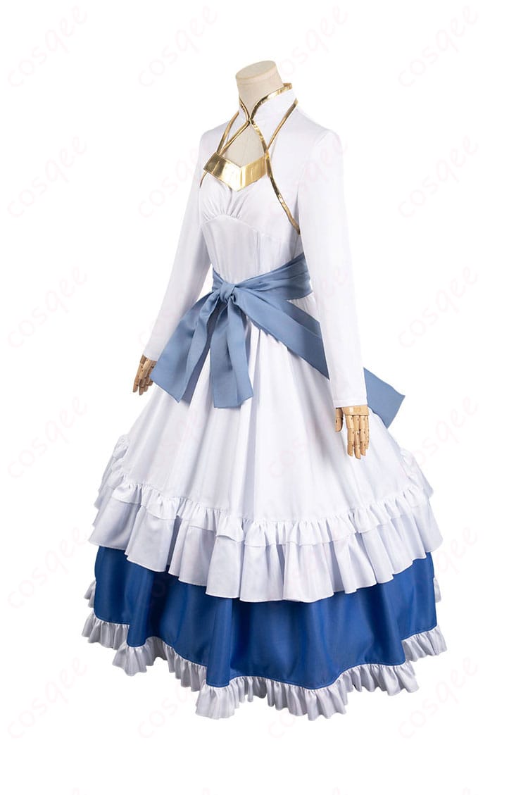 ベルゼルグ・スタイリッシュ・ソード・アイリスコスプレ衣装の側面。細部までしっかりと作り込まれています。