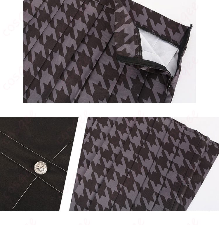 久慈川りせ コスプレ衣装のスカート装飾。完璧なシルエットと細やかな装飾が特徴。