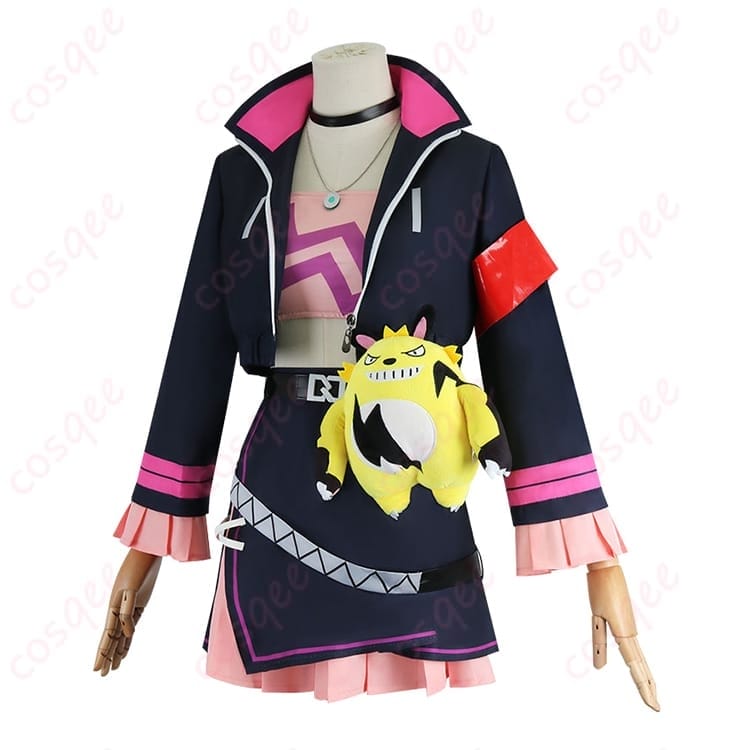 パルワールド ゾーイ・レインのロック感をまとう黒赤コスプレ衣装｜撮影映えと着やすさを両立 - 2枚目の画像