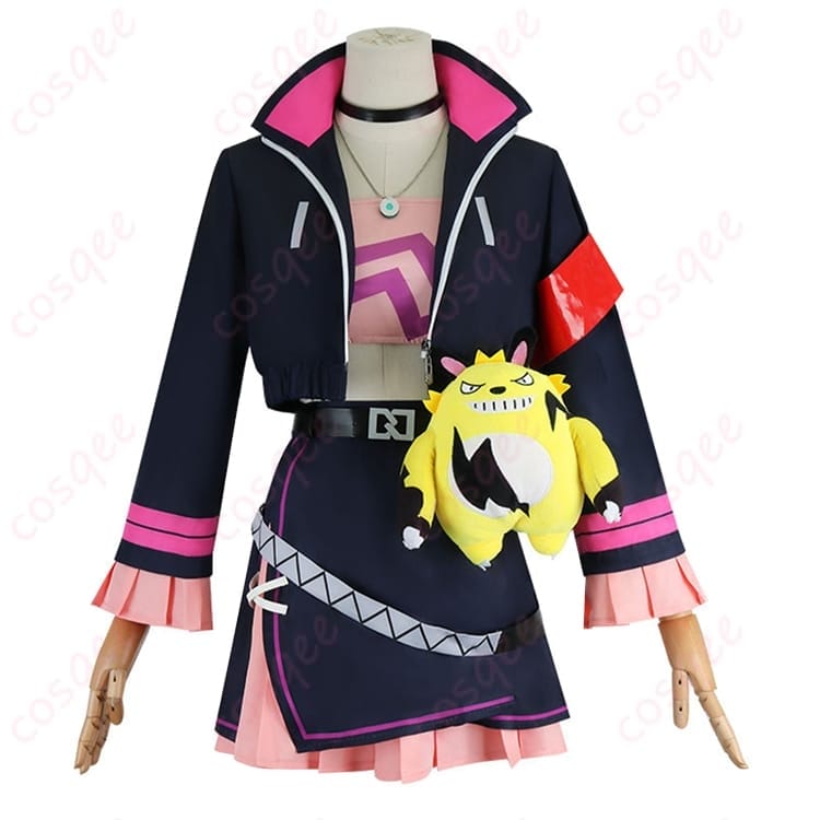 パルワールド ゾーイ・レインのロック感をまとう黒赤コスプレ衣装｜撮影映えと着やすさを両立 - 1枚目の画像