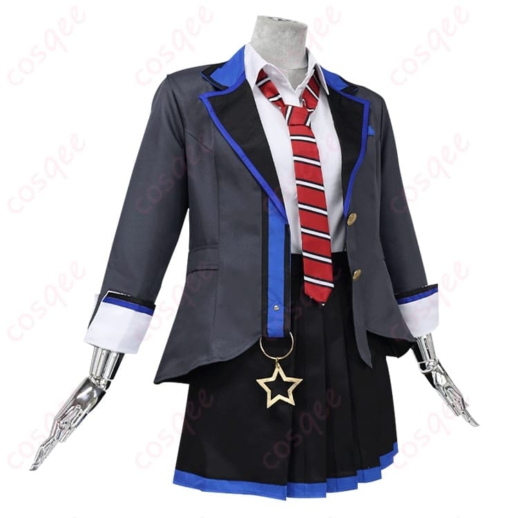 プロセカ 星乃一歌のユニット制服コスプレ 街撮りもステージも映える快適セット - 2枚目の画像