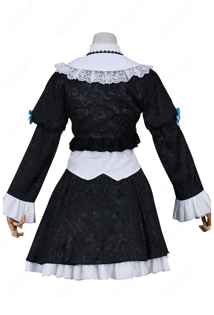 黒猫(五更瑠璃) ゴスロリコスプレ衣装 背面图