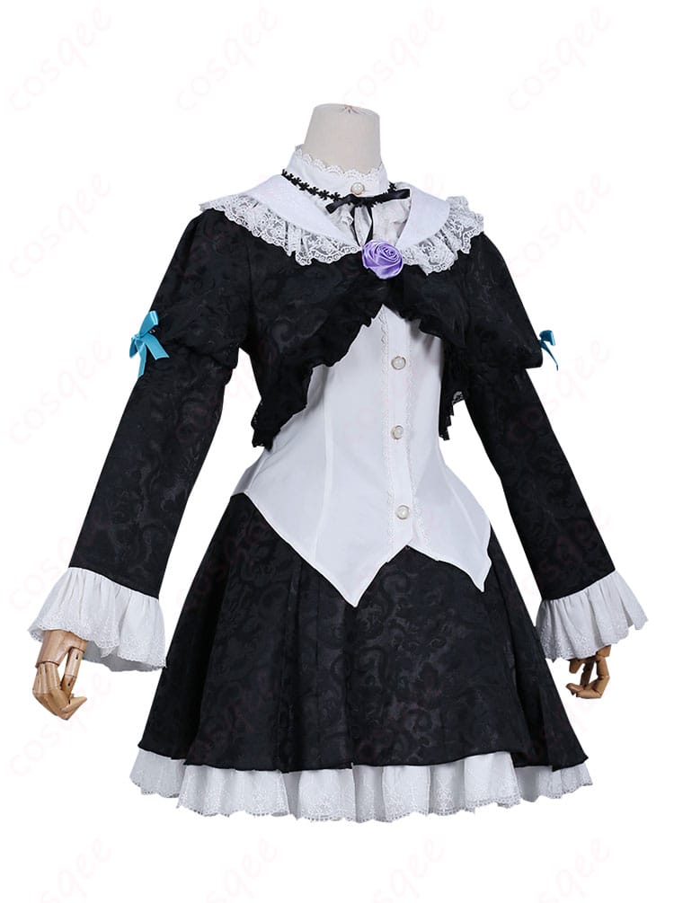 黒猫(五更瑠璃) ゴスロリコスプレ衣装 右侧图