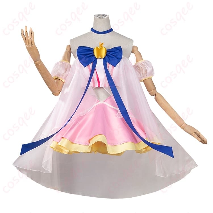 リルぷりっ 雪森りんご 変身後のプリンセスりんご風コスプレ衣装で上品かわいく - 1枚目の画像