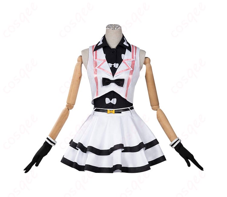 プリティーリズム・オーロラドリーム 高峰みおん コスプレ衣装 正面からの画像、詳細なディテールが再現されています