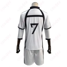 ブルーロック 凪誠士郎の白宝高校ユニフォーム コスプレ｜軽くて動きやすく写真映えも抜群 - 2枚目の画像（サムネイル）