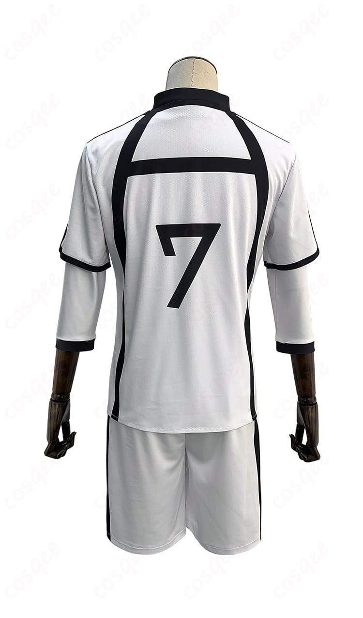 ブルーロック 凪誠士郎 コスプレ衣装 背面画像 - 背面のディテールも忠実に再現。