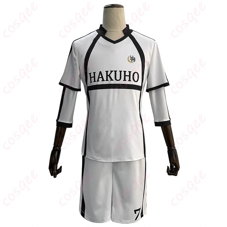 ブルーロック 凪誠士郎の白宝高校ユニフォーム コスプレ｜軽くて動きやすく写真映えも抜群 - 1枚目の画像