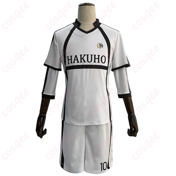 ブルーロック 御影玲王の白宝高校ユニフォーム風コスプレで試合感を纏う - 1枚目の画像