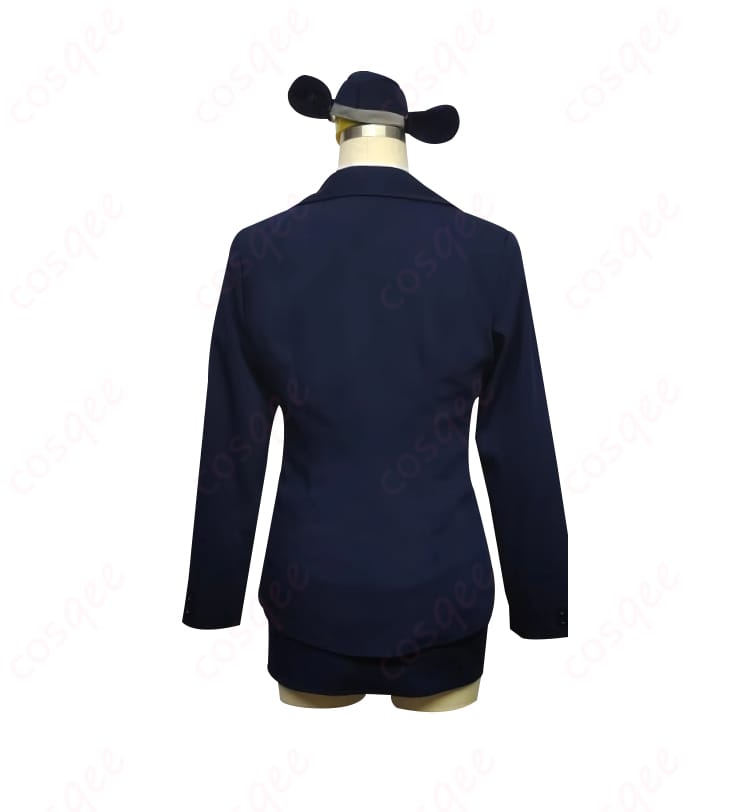 「ブルーアーカイブ 春日ツバキ コスプレ衣装」の背面画像。背中のデザインやディテールも完璧に再現。