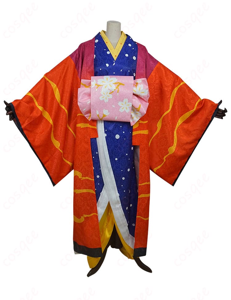 鯉夏花魁 コスプレ衣装の正面画像。華やかな衣装のディテールと美しいデザインが特徴です。