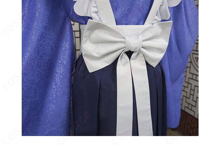 小林さんちのメイドラゴン カンナカムイ メイド服の背面装飾の細部。美しい背中のデザインが際立っています。