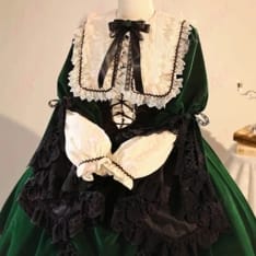 ローゼンメイデン 翠星石のクラシカル深緑ドレスで写真映えを狙えるコスプレ衣装 - 2枚目の画像（サムネイル）