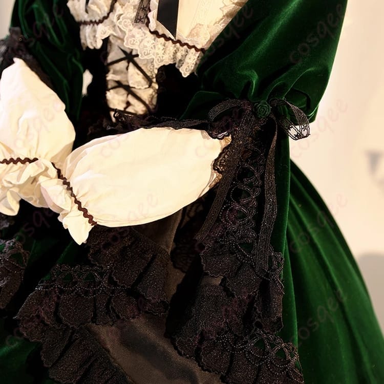 ローゼンメイデン 翠星石のクラシカル深緑ドレスで写真映えを狙えるコスプレ衣装 - 3枚目の画像