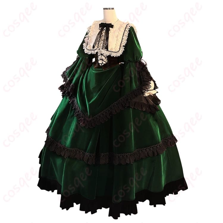 ローゼンメイデン 翠星石のクラシカル深緑ドレスで写真映えを狙えるコスプレ衣装 - 1枚目の画像