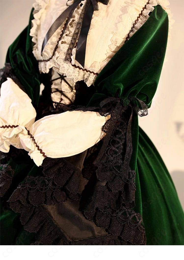 ローゼンメイデン 翠星石 コスプレ衣装 服装袖装飾詳細 - 服の袖のディテールを近くでチェック