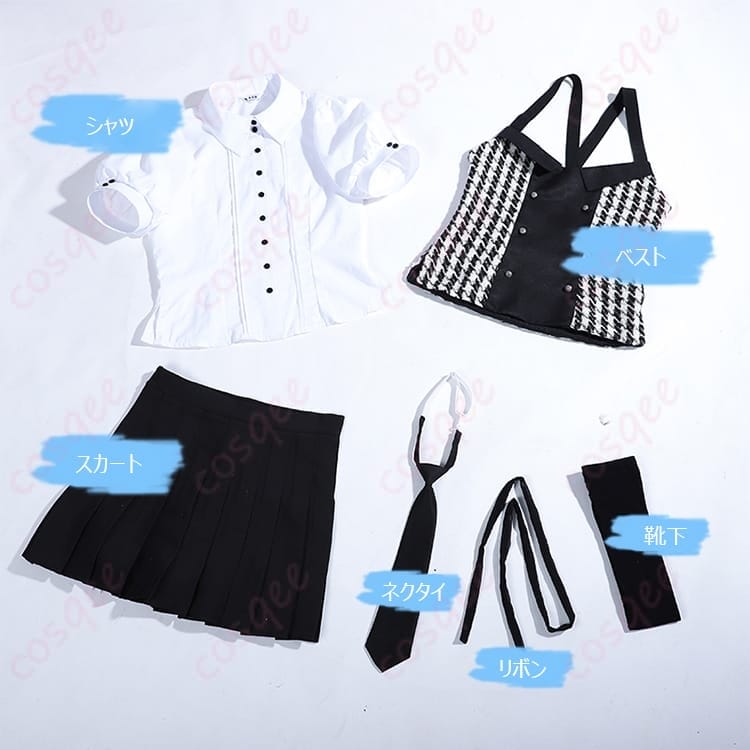 妖狐×僕SS 髏々宮カルタの学園制服コスプレ 衣装一式で手早くかわいく決まる - 3枚目の画像