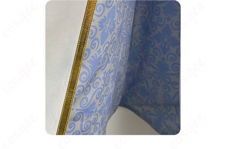 ブルーロック 凪誠士郎 コスプレ衣装の内側の柄と装飾。細部までこだわったデザインが特徴。