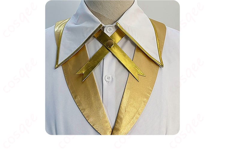 ブルーロック 凪誠士郎 コスプレ衣装の蝶ネクタイ部分。ディテールがリアルに再現されています。