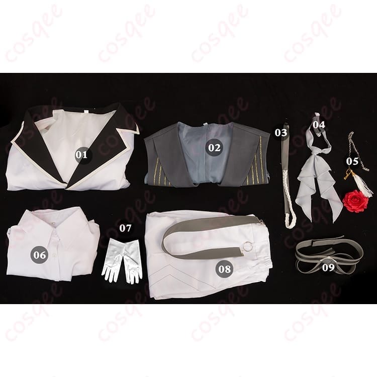 崩壊：スターレイルのアルジェンティを端正に再現する騎士風コスプレ衣装 - 5枚目の画像