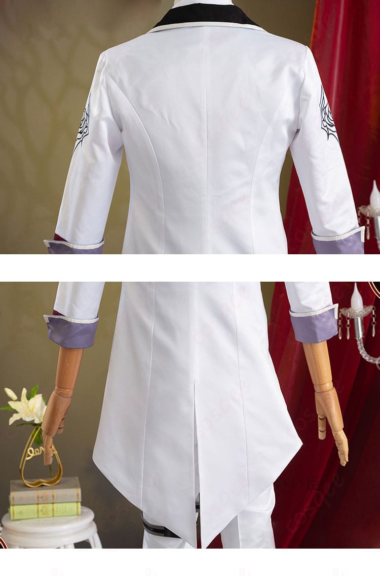 アルジェンティコスプレ衣装の背面部分の細部。