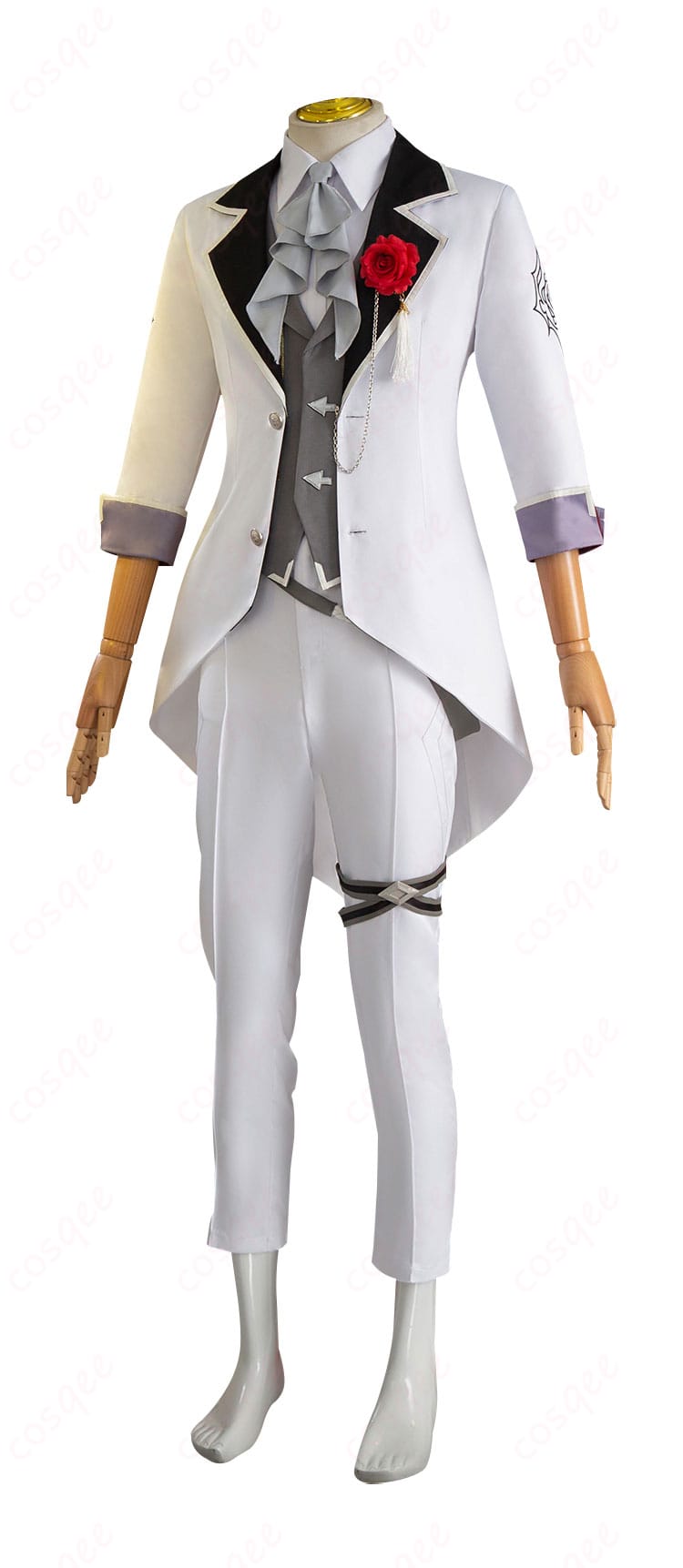 アルジェンティコスプレ衣装の側面から見たデザインの特徴。