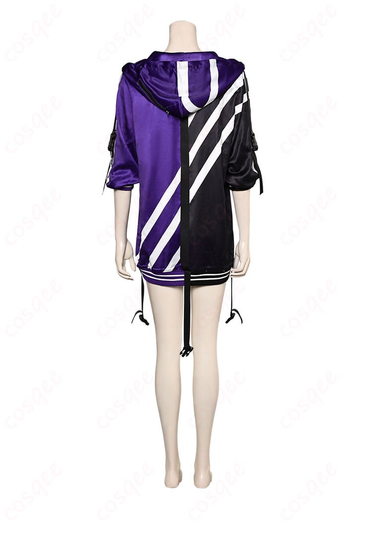 鉄拳8 麗奈 コスプレ衣装 コート 背面|後ろ姿のディテールまで忠実に再現