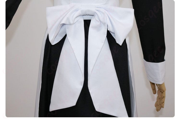 スレイブ 大川村寧 コスプレ衣装 背面の蝶結びの装飾。エレガントで可愛いデザイン。後ろ姿が華やかになります。