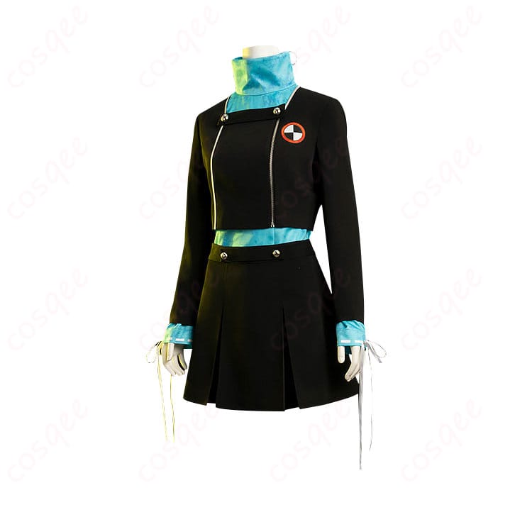 ペルソナ3 リロード 山岸風花 コスプレ衣装 左側面画像、衣装のサイドビューとディテールが強調されています。